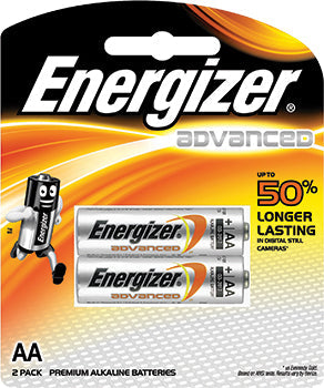 ENERGIZER BATTERY ADVANCED AA2PACK X91RP2