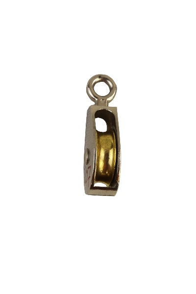 PULLEY BRASS FIXED SINGLE 1/2"