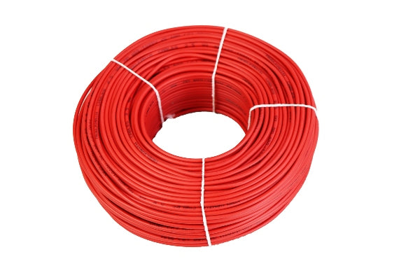 NEELKANTH STRANDED CONDUCTOR UNSHEATHED WIRES RED 10 SQMMX1 CORE 600 / 1000V