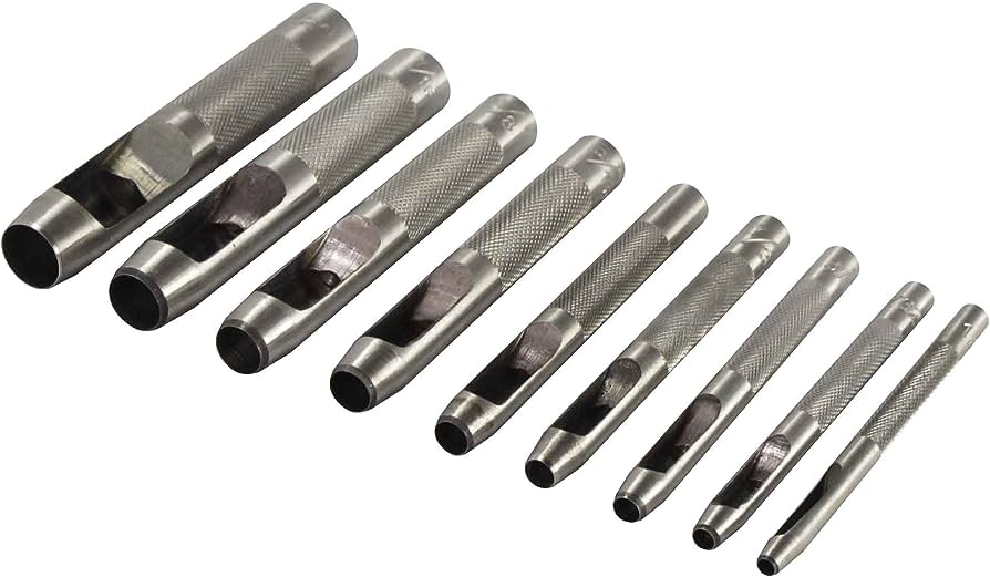 RACO HOLLOW PUNCH SET 9PCS