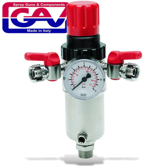 GAV PRESSURE REDUCING VALVE WITH FILTER AND GAUGE 1/2" GAVRPF188
