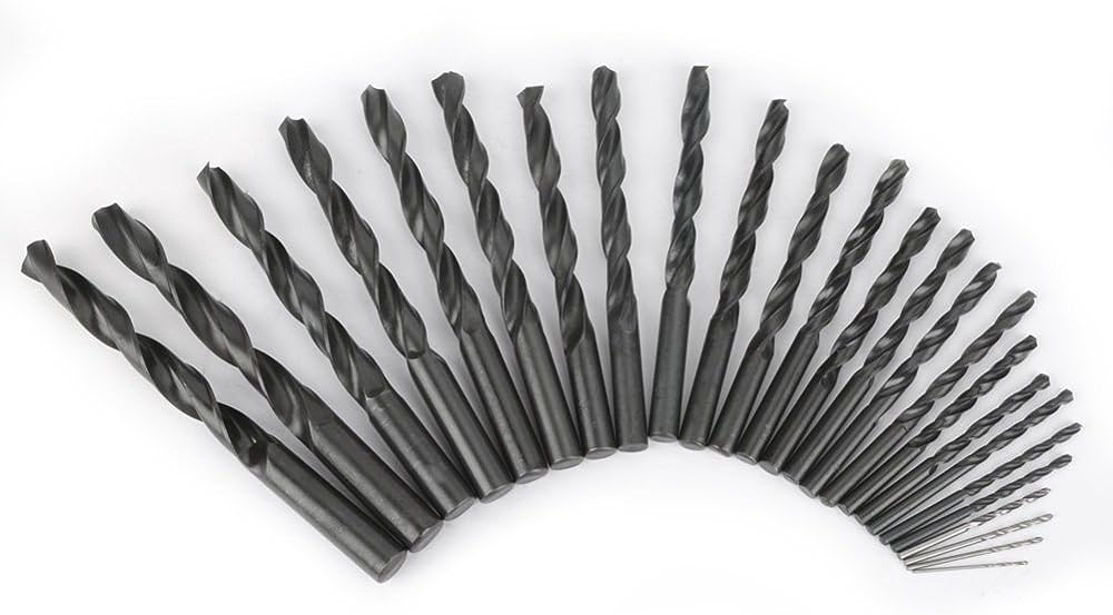 JEFF DRILL BIT STEEL SET BLACK 25PCS