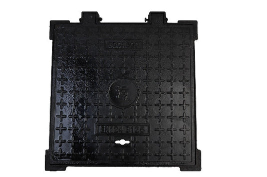 MANHOLE COVER METAL BLACK L/D 30X30 CH