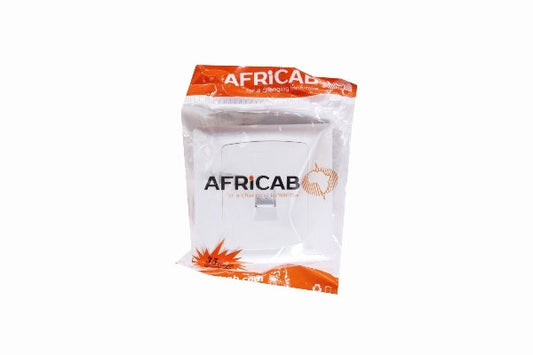 AFRICAB SOCKET TELEPHONE SINGLE PVC EL8603