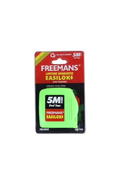 FREEMAN MEASURING TAPE STEEL 5MX19MM FRE2005/EL519G