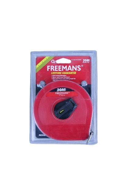 FREEMAN MEASURING TAPE FIBREGLASS 20M X 13MM FRE2030