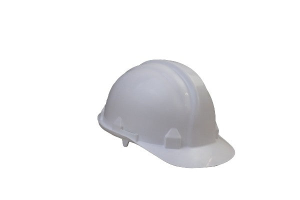 SAFETY HELMET WITH STRAP WHITE