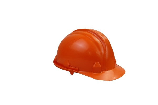 SAFETY HELMET WITH STRAP ORANGE