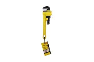 BESTIR PIPE WRENCH INDUSTRIAL YELLOW 200MM - BST10808