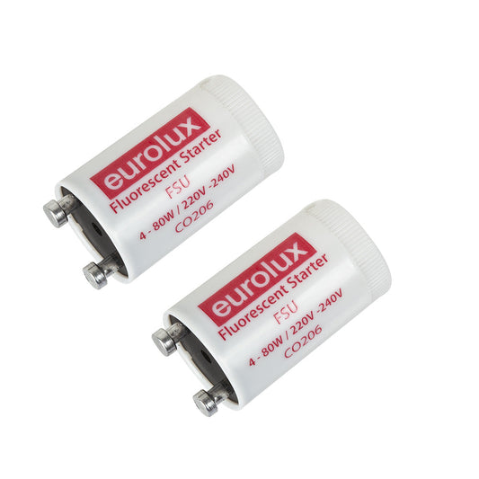 EUROLUX STARTER FLUORESCENT PAIR FSU 4-80W CO206