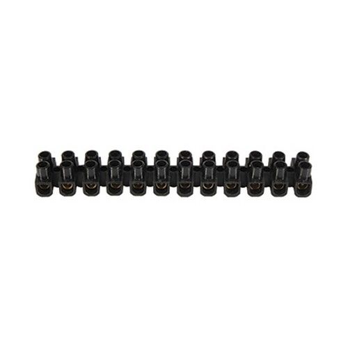 EUROLUX CONNECTOR STRIP 5A BLK/WHT 12 WAY