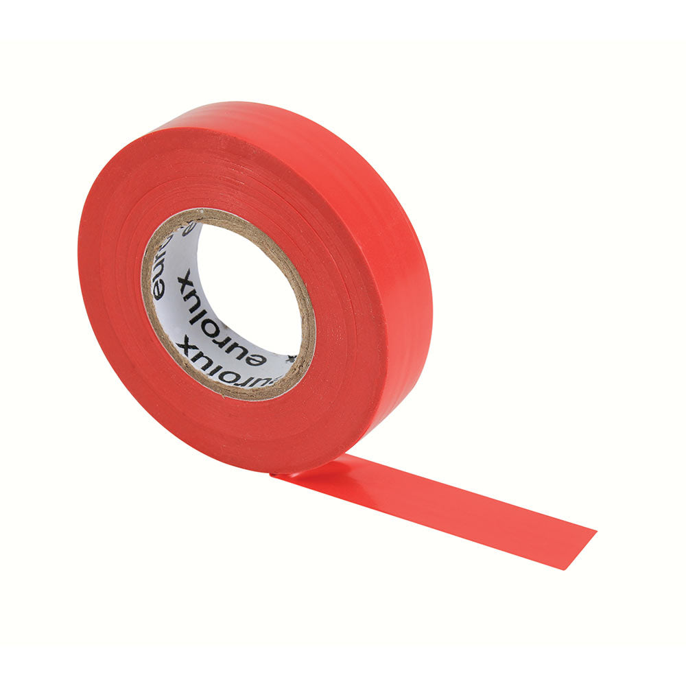 EUROLUX INSULATION TAPE PVC 20M RED 0.19MMX18MM