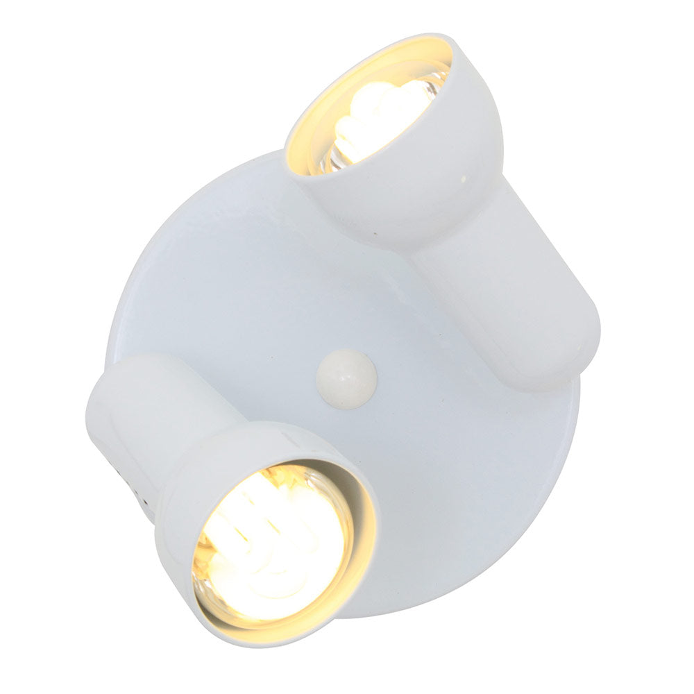 EUROLUX SPOTLIGHT TURBO 2 PLATE WHITE R63 S313W EX