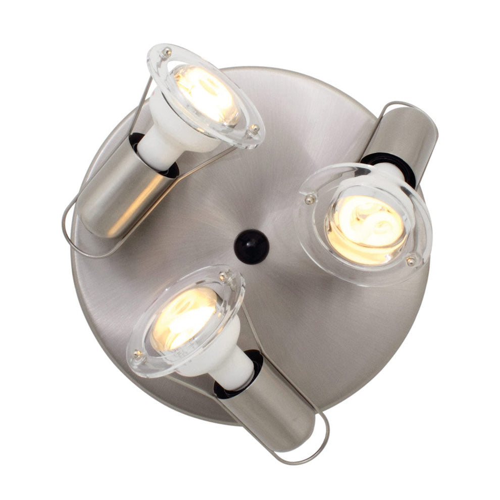 EUROLUX SPOTLIGHT MINI DISC 3 PLATE R50 SATIN CHROME S25SC – Micmar Online