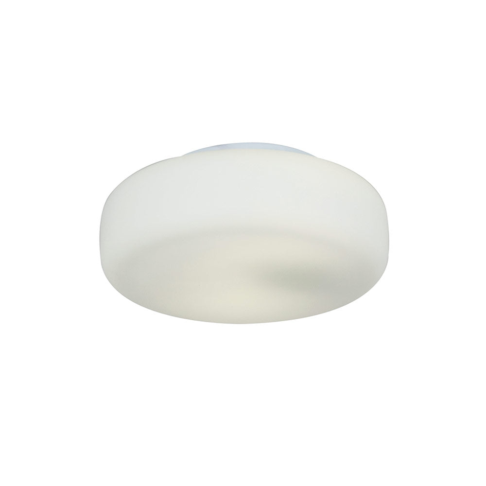 EUROLUX CHEESE FITTING ROUND OPAL GLASS C98O 300MM