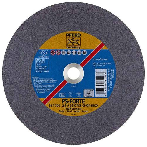 PFERD CUTTING DISC SLIM PS FORTE 115X1.0A 60R