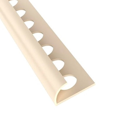 KIRK TILE EDGE TRIM CREAM PVC 9MM PEE02