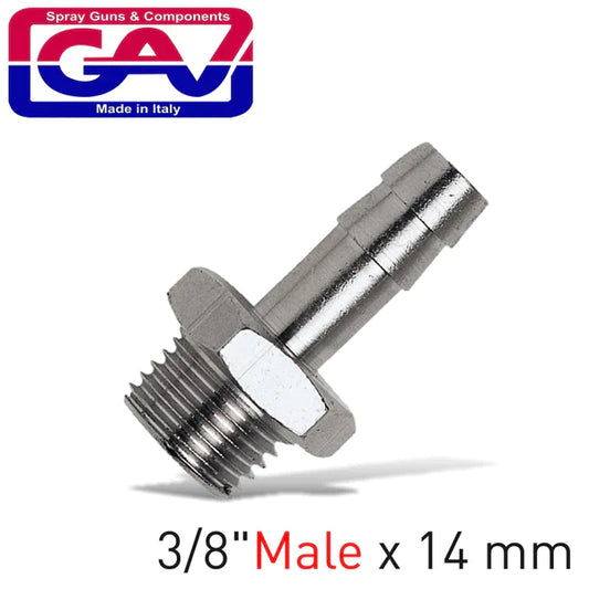 GAV HOSE ADAPTOR 14MMX3/8" M GAV1233-12