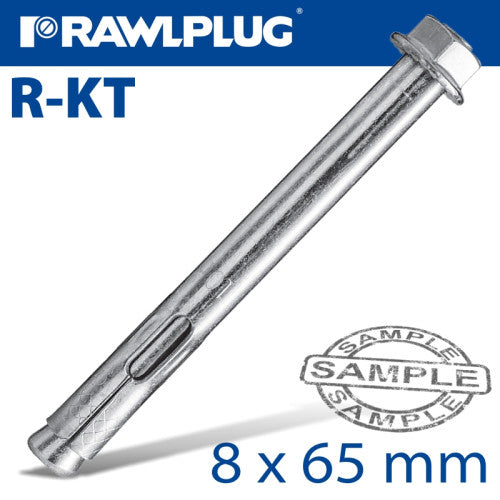 RAWLPLUG SLEEVE ANCHOR R-KIT 100 PER BOX 8X65MM R-KIT-08065