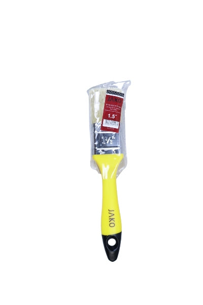 JAKO PAINT BRUSH PVC YELLOW 1-1/2"