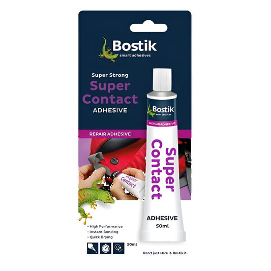 BOSTIK SUPER CONTACT 50ML B/CARD 1-0410