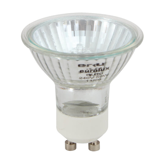 EUROLUX CERAMIC BASE HALOGEN GU10 50W 10PC G504