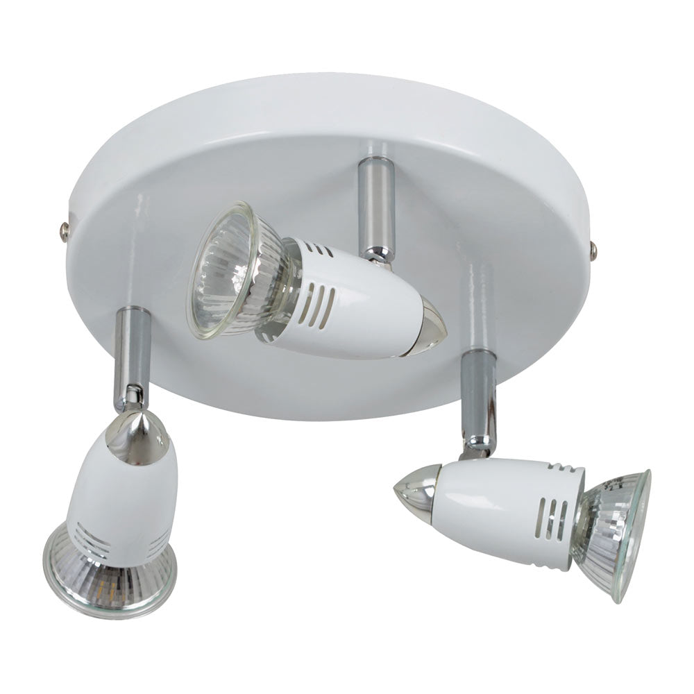 EUROLUX SPOTLIGHT MAGNUM 3WAY WHITE S222WH 180MM