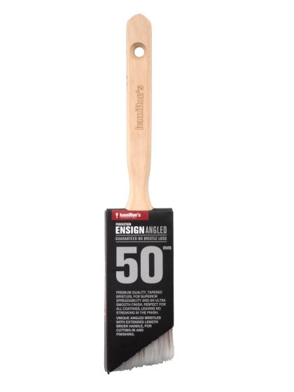 HAMILTON PAINT BRUSH ENSIGN ANGLED 50MM 9120