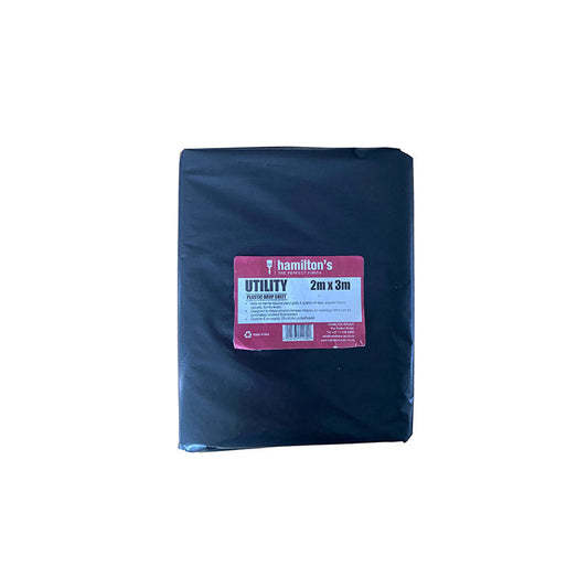 HAMILTON DROP SHEET UTILITY BLACK 2MX3M 1080