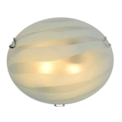 RADIANT CEILING LIGHT ZEBRA STREET CHROME 400MM JE15