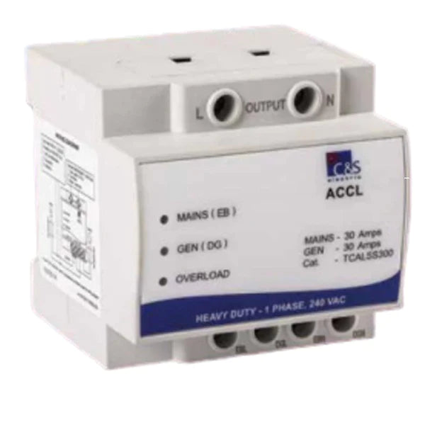 C&S AUTO CHANGEOVER SINGLE PHASE ACCL30A