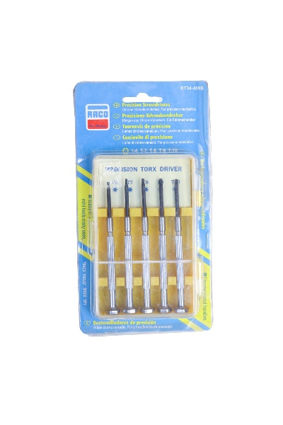 RACO PRECISION SCREWDRIVER SET STEEL RT/34-409B