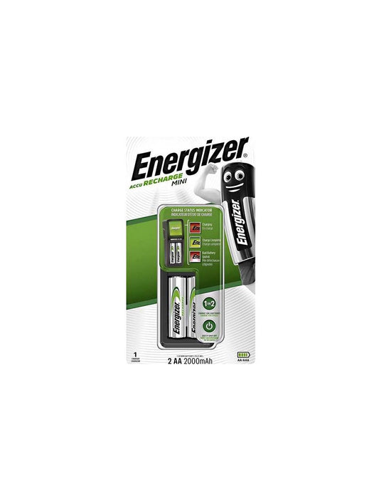 ENERGIZER MINI CHARGER W/2XAA 2000MAH CH2PC4-3215BRC