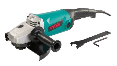 RYOBI ANGLE GRINDER WITH CUT OFF 230MM 2500W G235