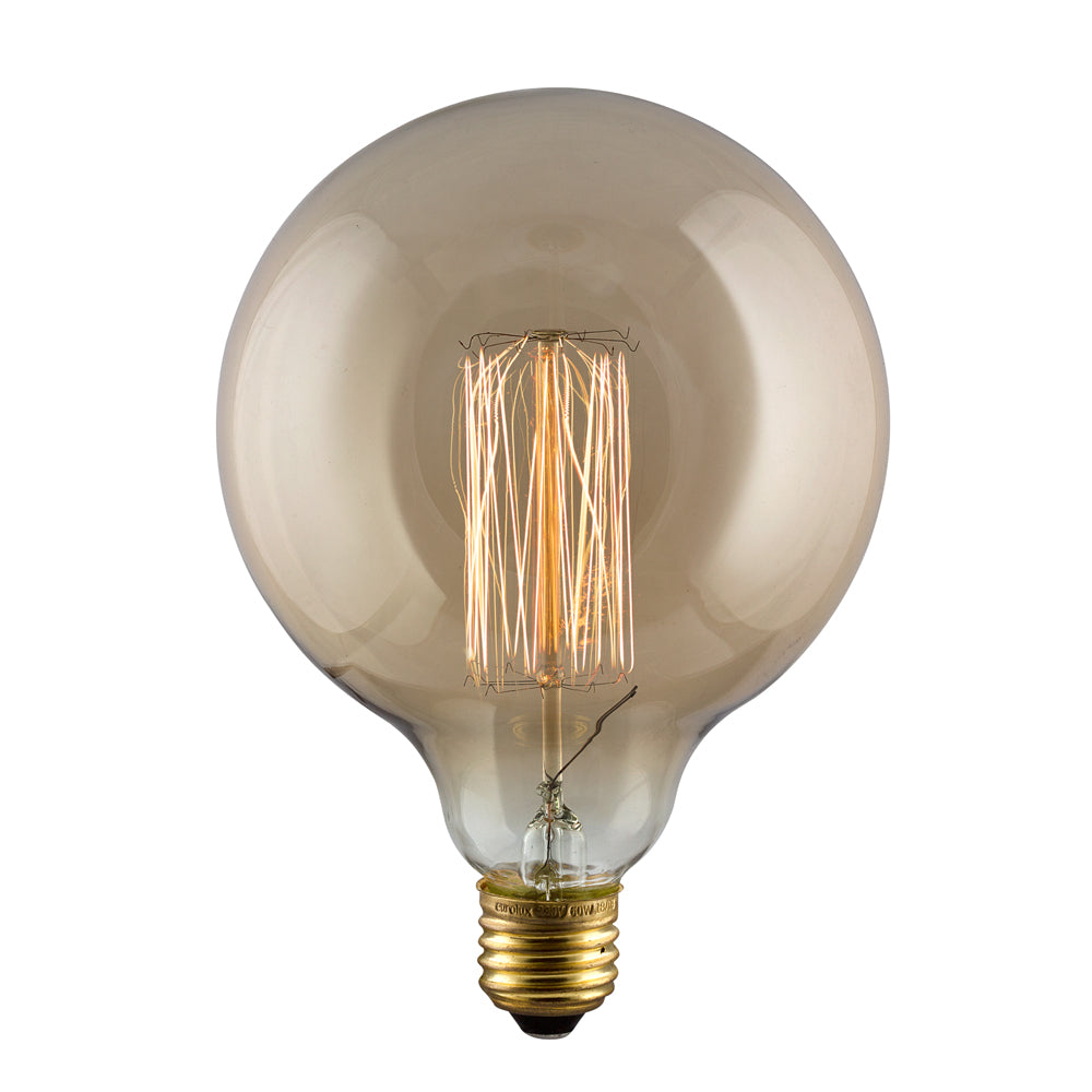 EUROLUX AMBER FILAMENT CARBON MAXI GLOBE E27 60W G791A