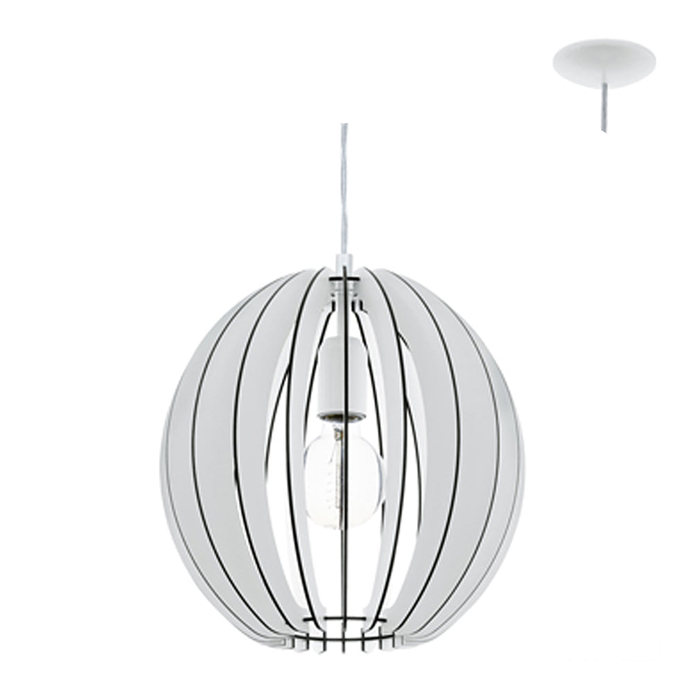 EUROLUX PENDANT COSSANO WHITE P670W 300MM