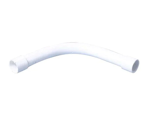 AFRICAB BEND CONDUIT PVC WHITE LONG 25MM