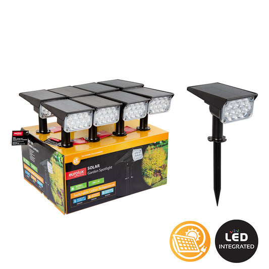 EUROLUX SOLAR GARDEN SPOTLIGHT 4W H221/CDW