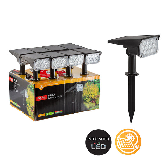 EUROLUX SOLAR GARDEN SPOTLIGHT RGB 3W H222