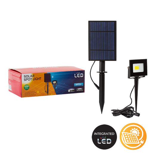 EUROLUX SOLAR GARDEN SPOTLIGHT 6000K 6W H223