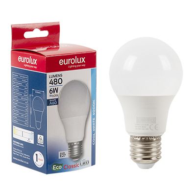 EUROLUX LED CLASSIC CORE A60 E27 4000K G1095ES