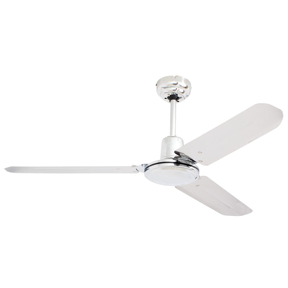 EUROLUX CEILING FAN INDUSTRIAL 3 BLADES CHROME F12CH