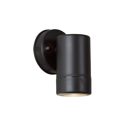 EUROLUX WALL LIGHT OUTDOOR DOWN FACING BLACK O576B 80MM