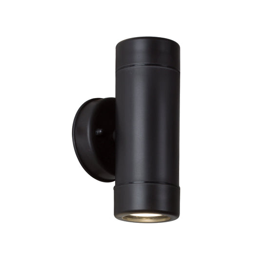 EUROLUX WALL LIGHT OUTDOOR UP & DOWN BLACK O577B 70MM