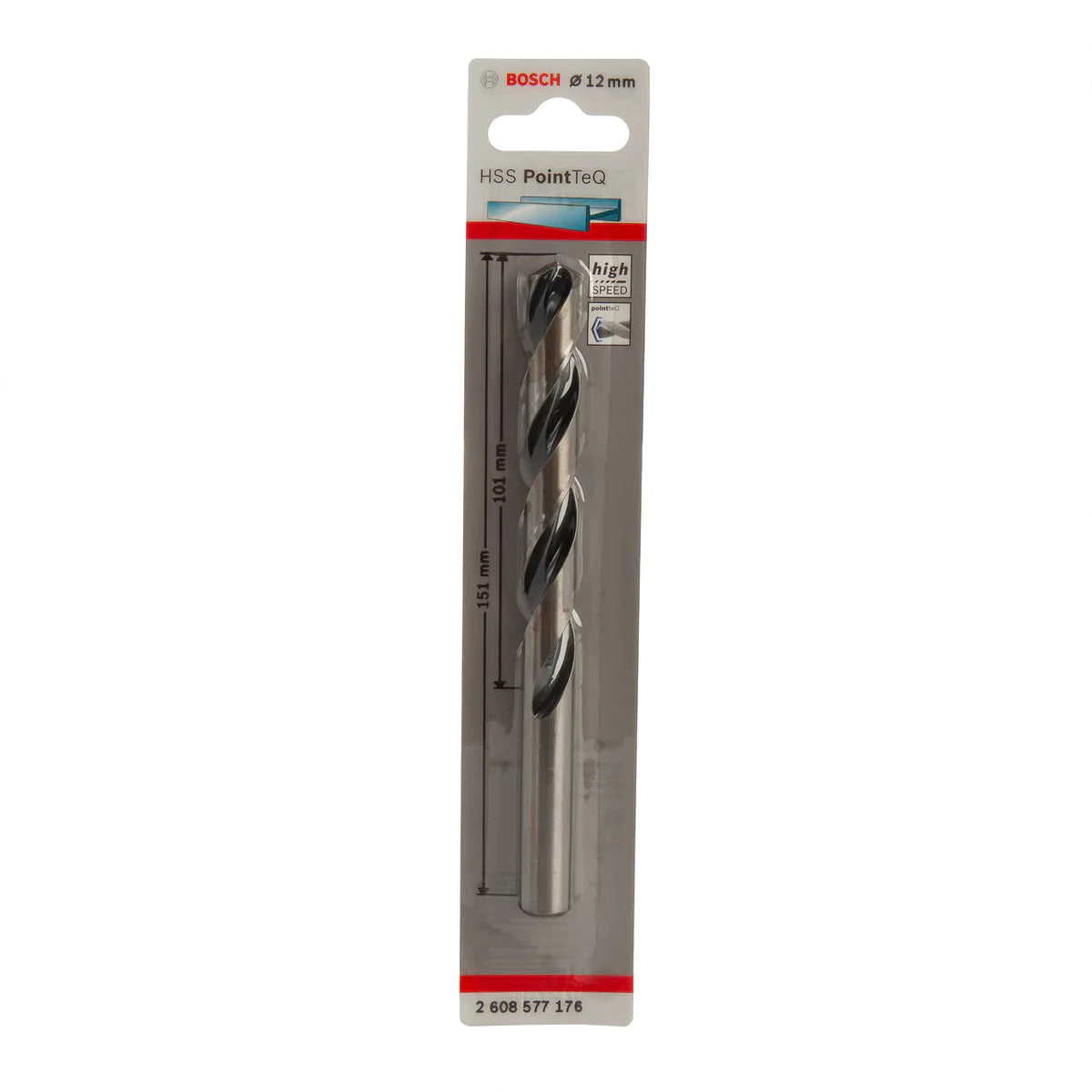BOSCH DRILL BIT HSS POINT Q 12.0MM 2608577176