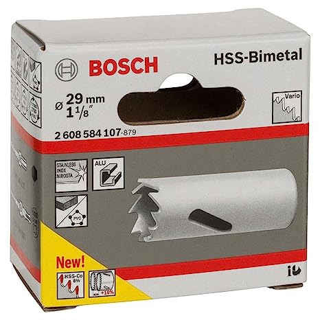 BOSCH HOLESAW BI METAL GREY 29MM 2608584107