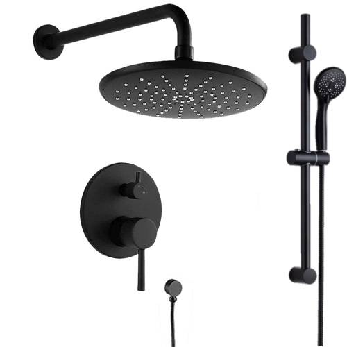 OTOL SHOWER MIXER CONCEALED MATTE BLACK OT214137