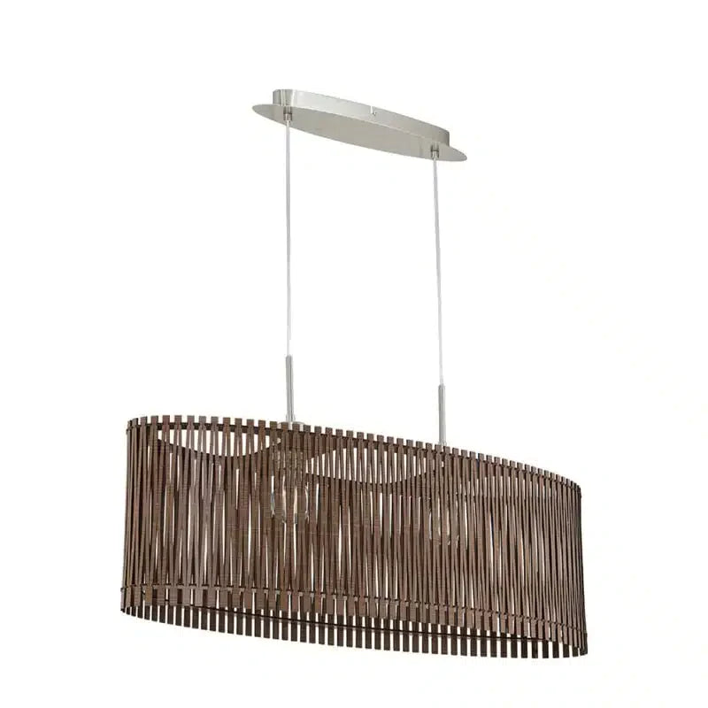 EUROLUX PENDANT SENDERO BROWN WOOD P176B0 775MM