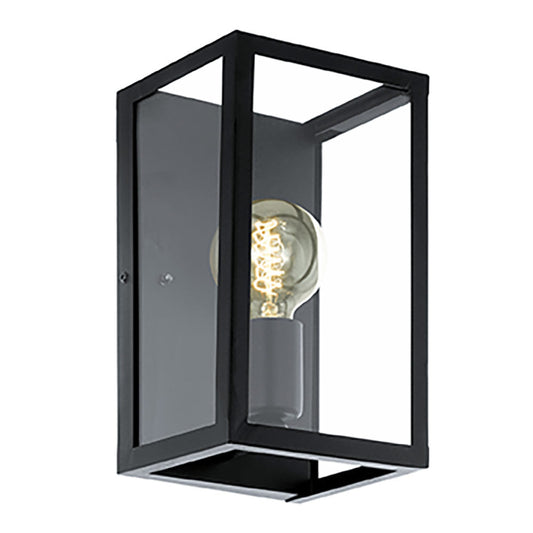 EUROLUX WALL LIGHT CHARTERHOUSE BLACK W492 160MM