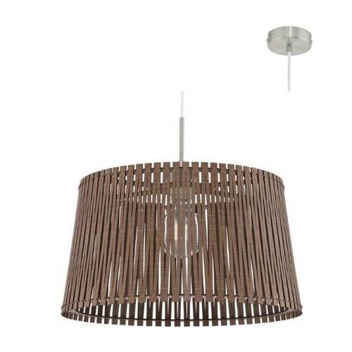 EUROLUX PENDANT SENDERO BROWN WOOD P175BO 450MM